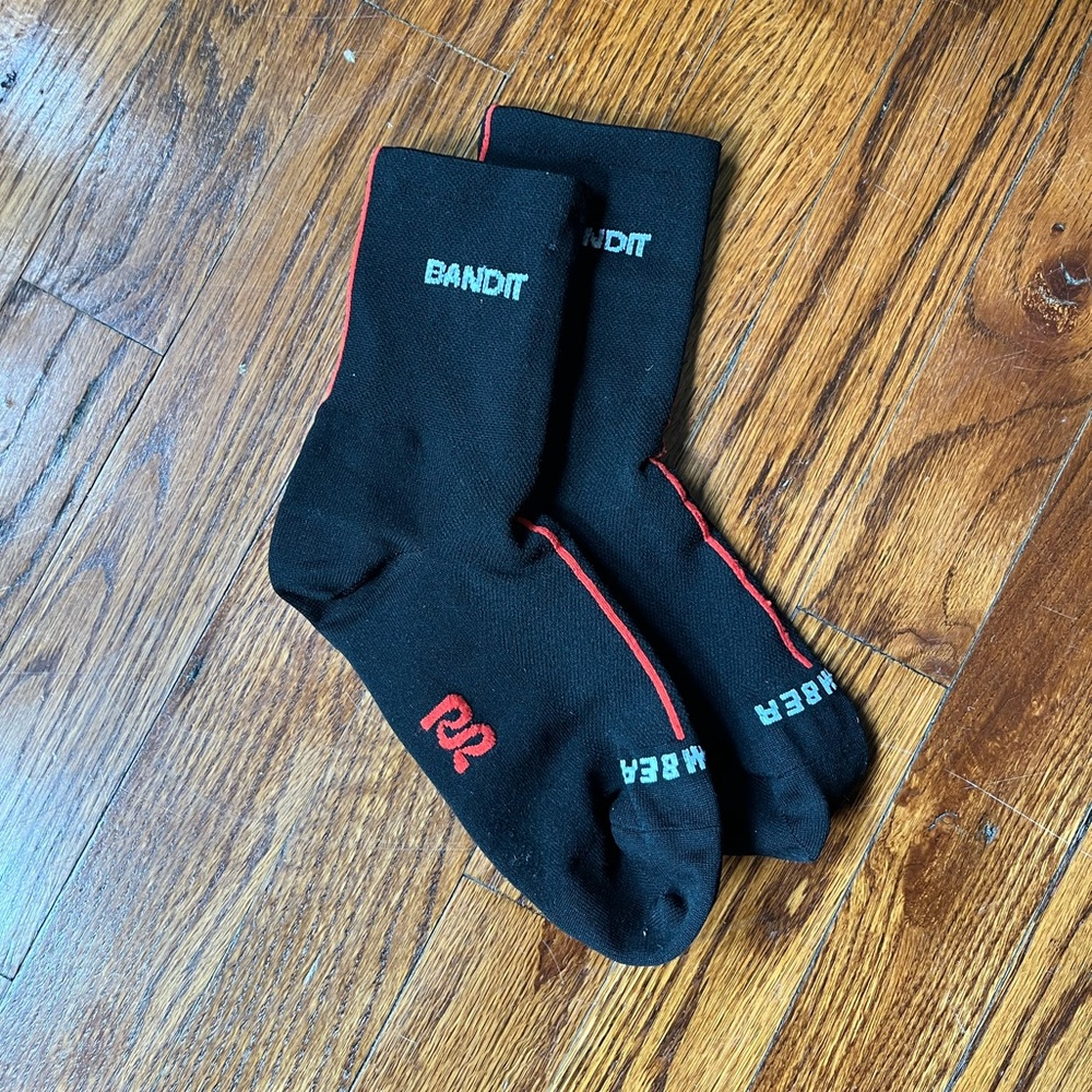 Bandit black member socks